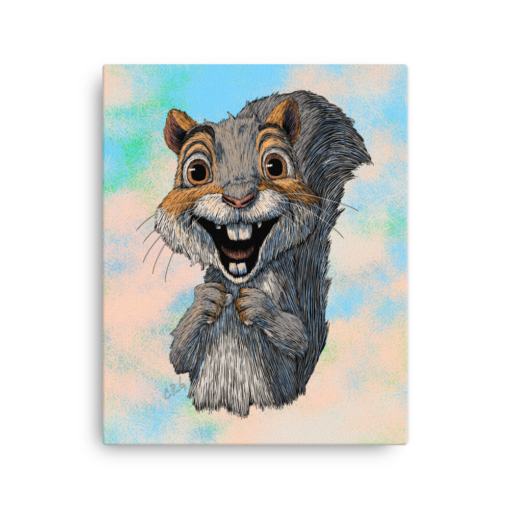 Happy Gray Squirrel, 2024