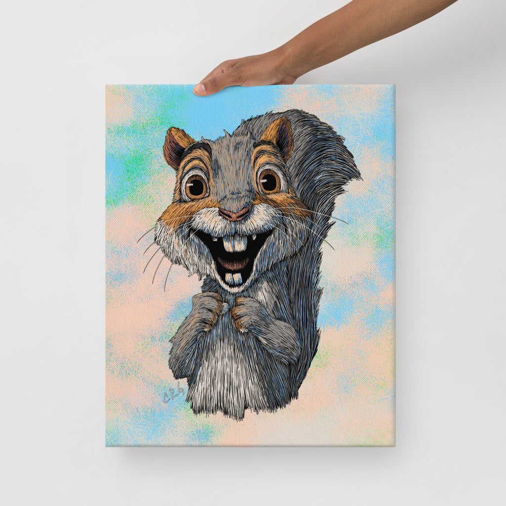 Happy Gray Squirrel, 2024