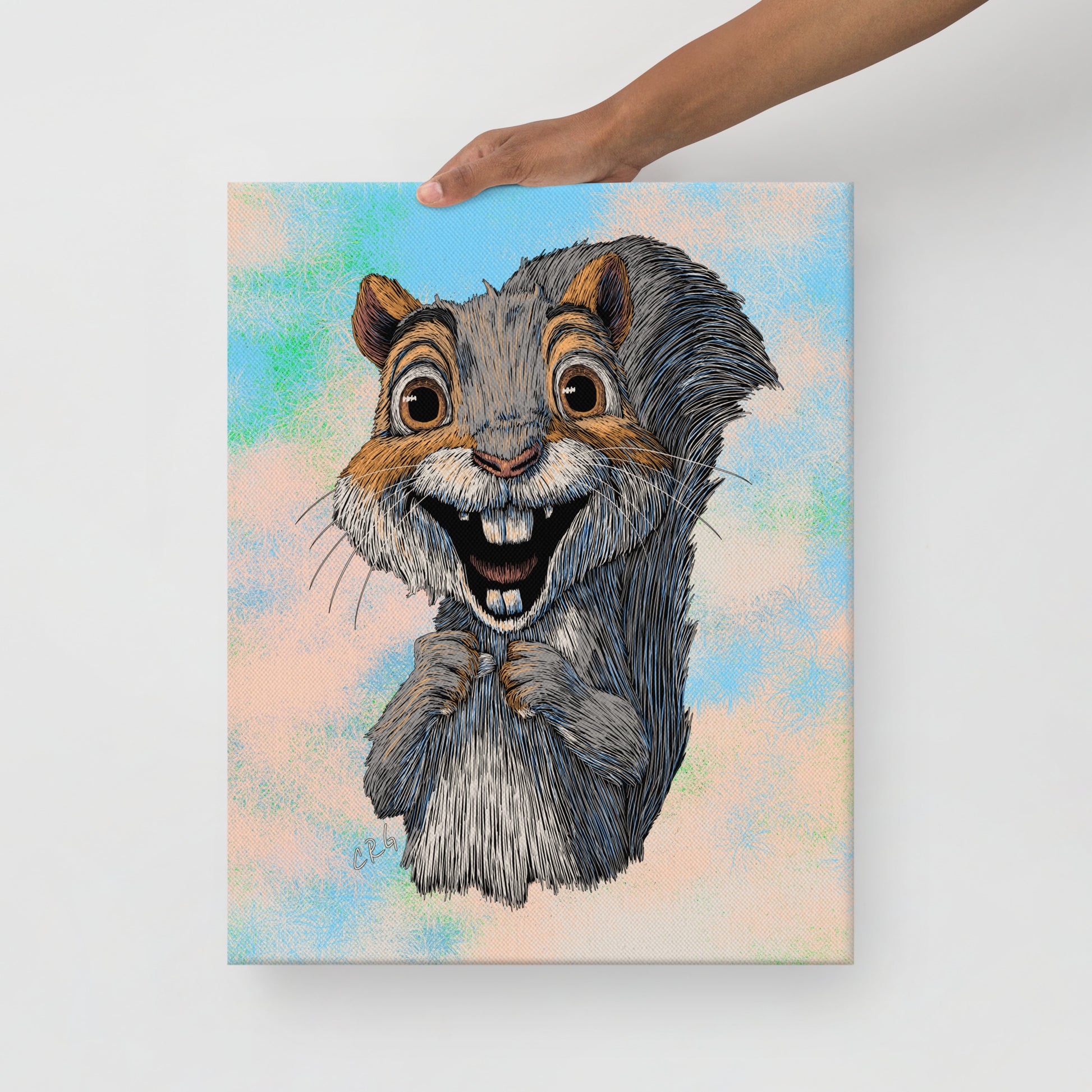 Happy Gray Squirrel, 2024