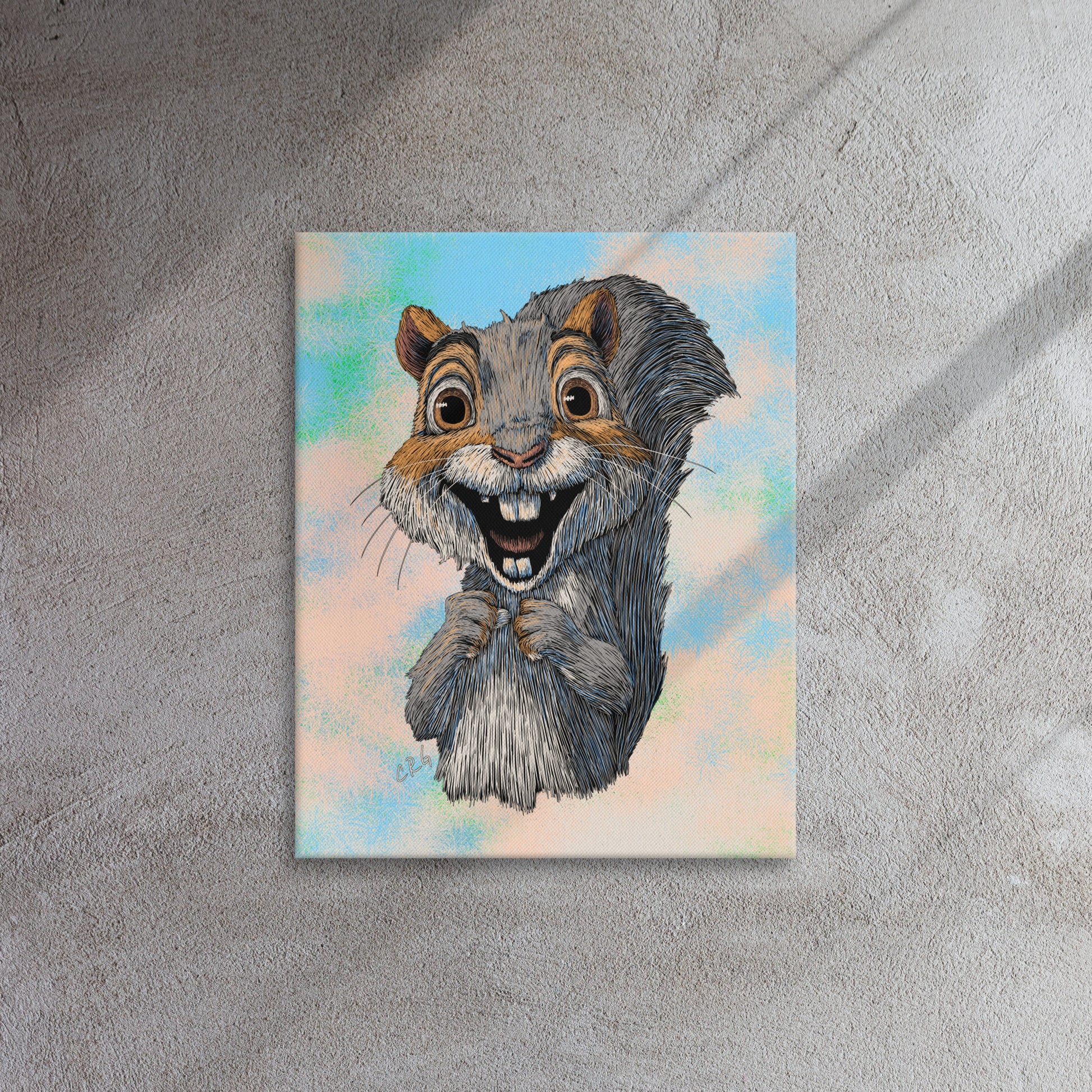 Happy Gray Squirrel, 2024
