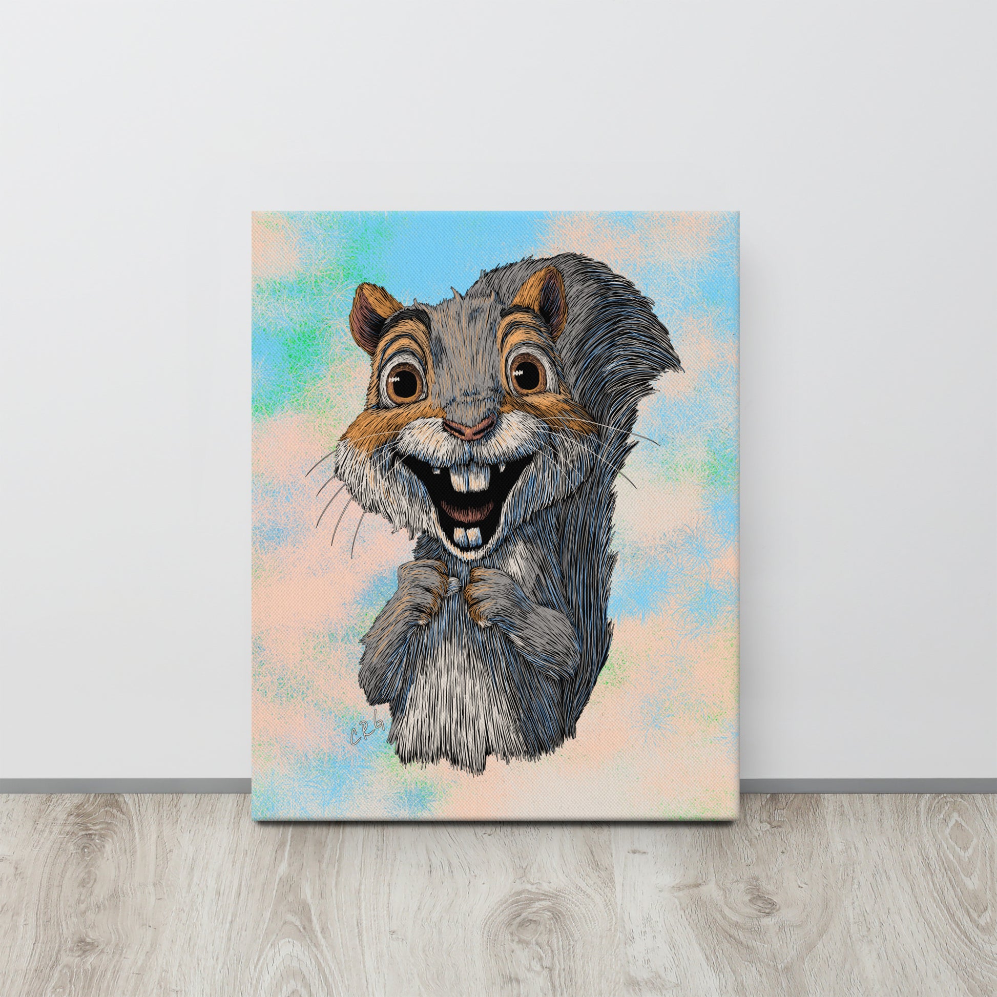Happy Gray Squirrel, 2024