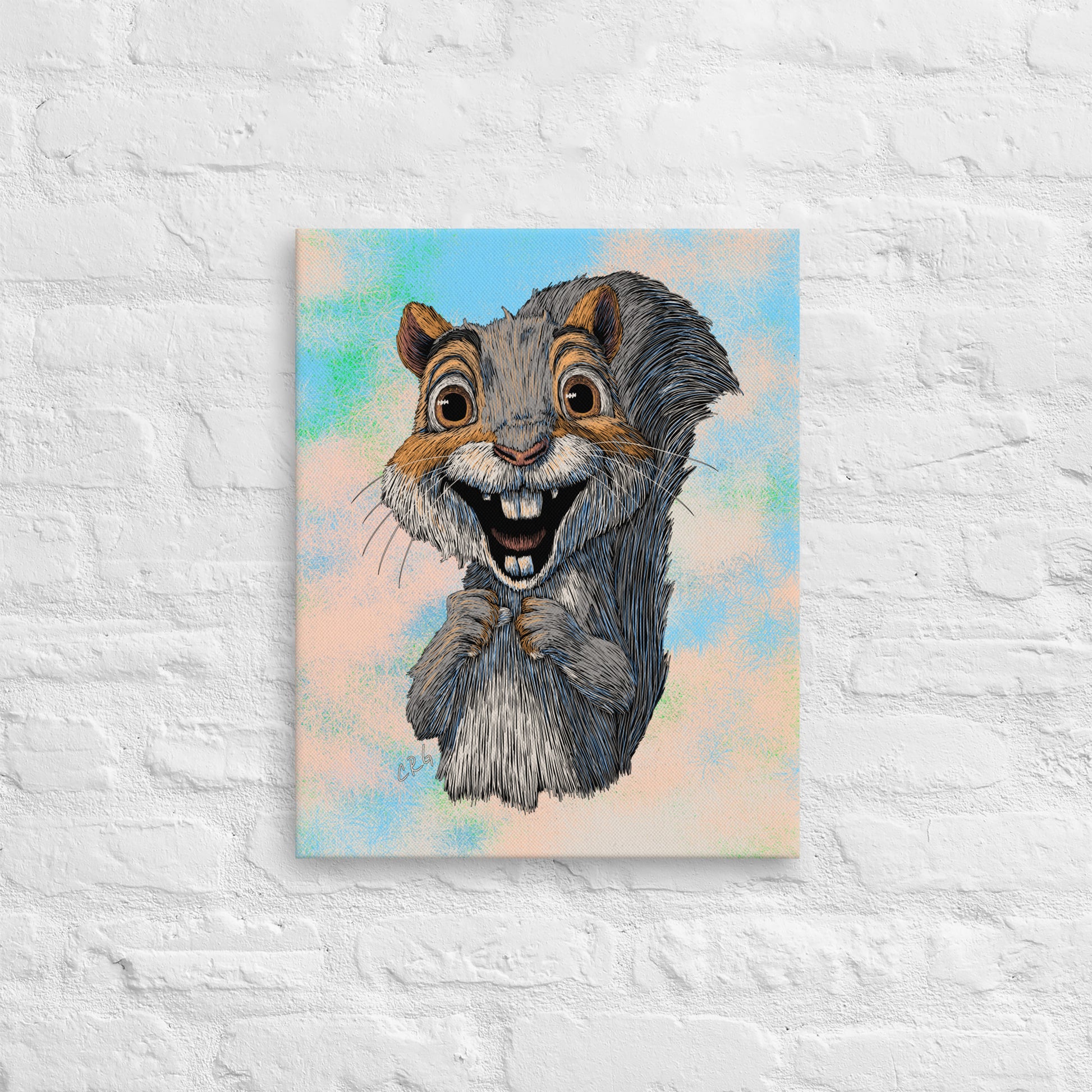 Happy Gray Squirrel, 2024