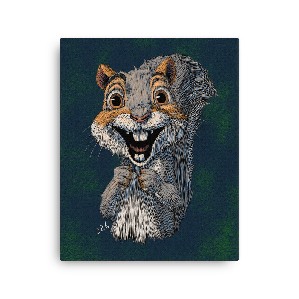 Happy Gray Squirrel, 2024