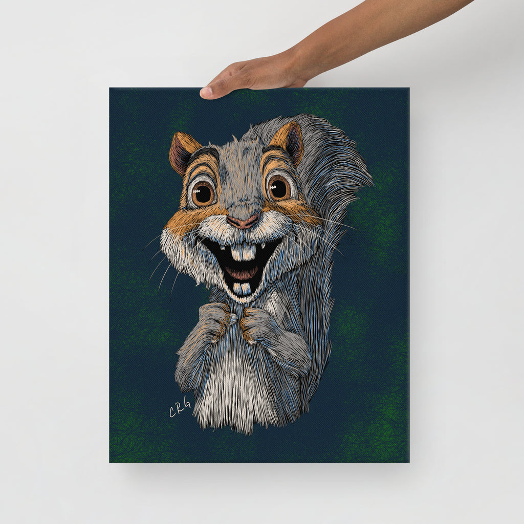 Happy Gray Squirrel, 2024