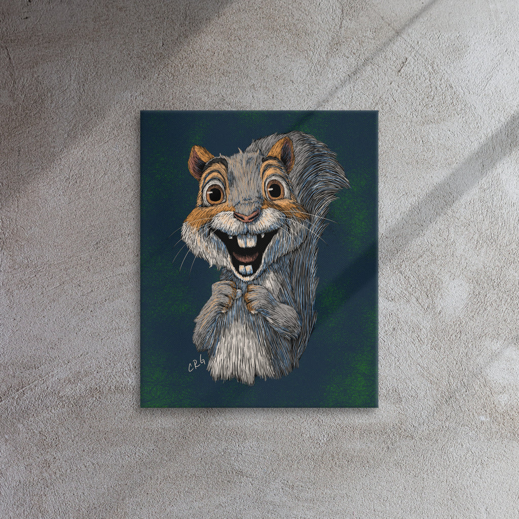 Happy Gray Squirrel, 2024