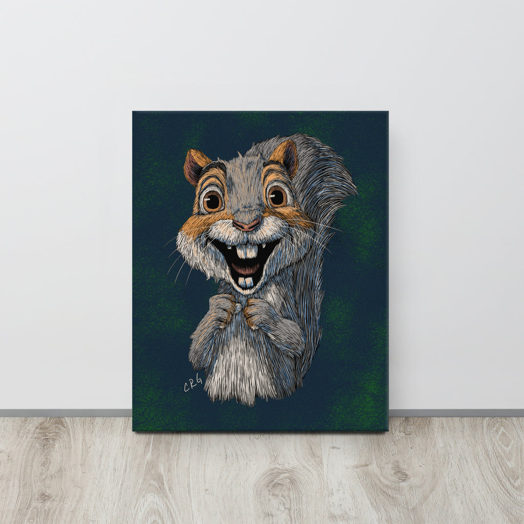 Happy Gray Squirrel, 2024