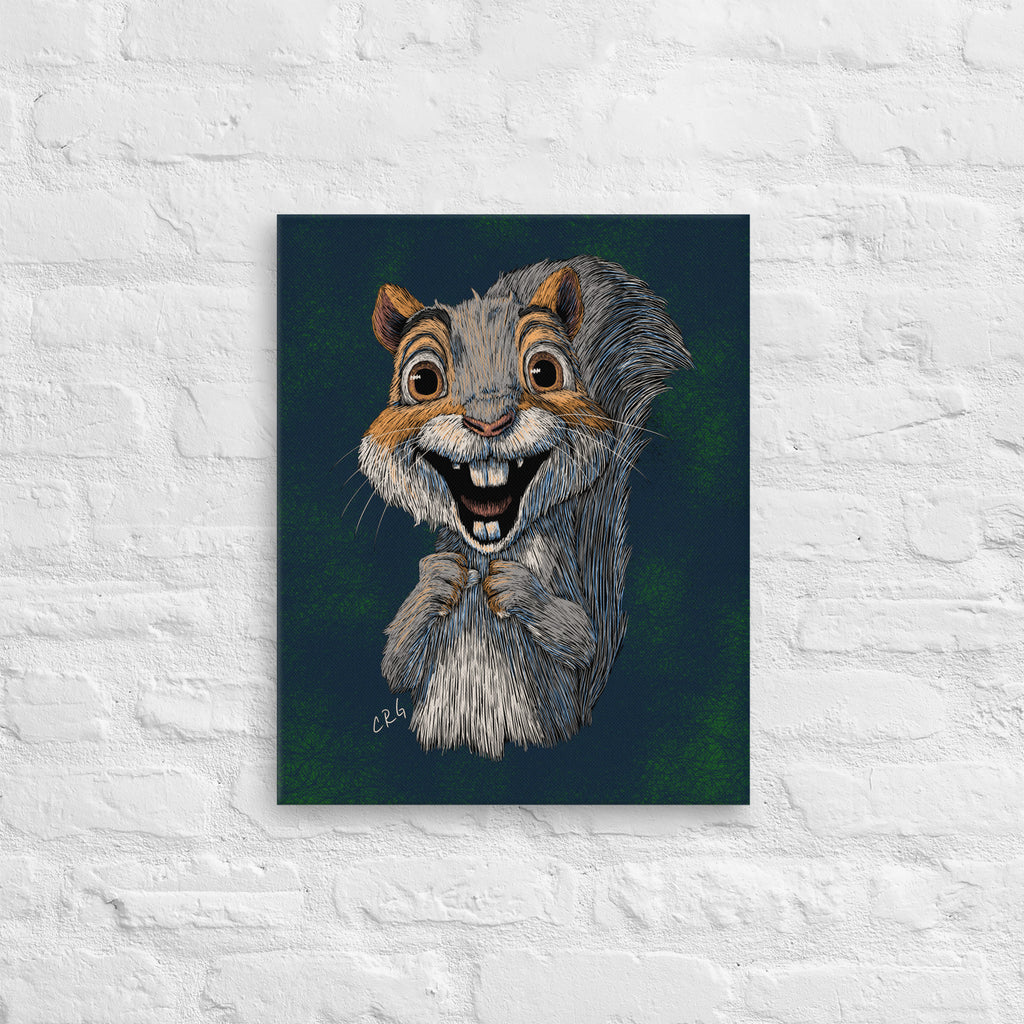 Happy Gray Squirrel, 2024