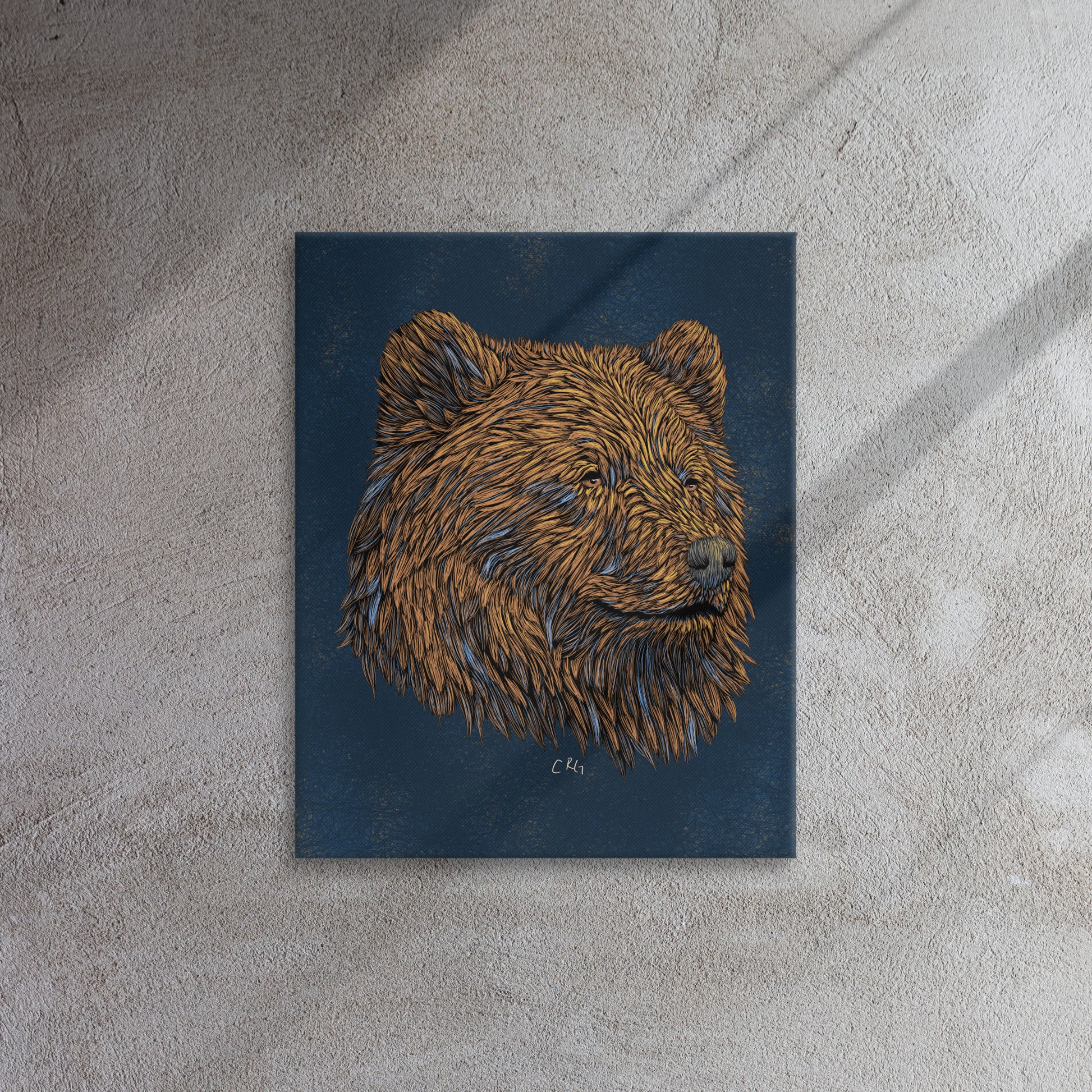Stylized Grizzly Bear, 2023