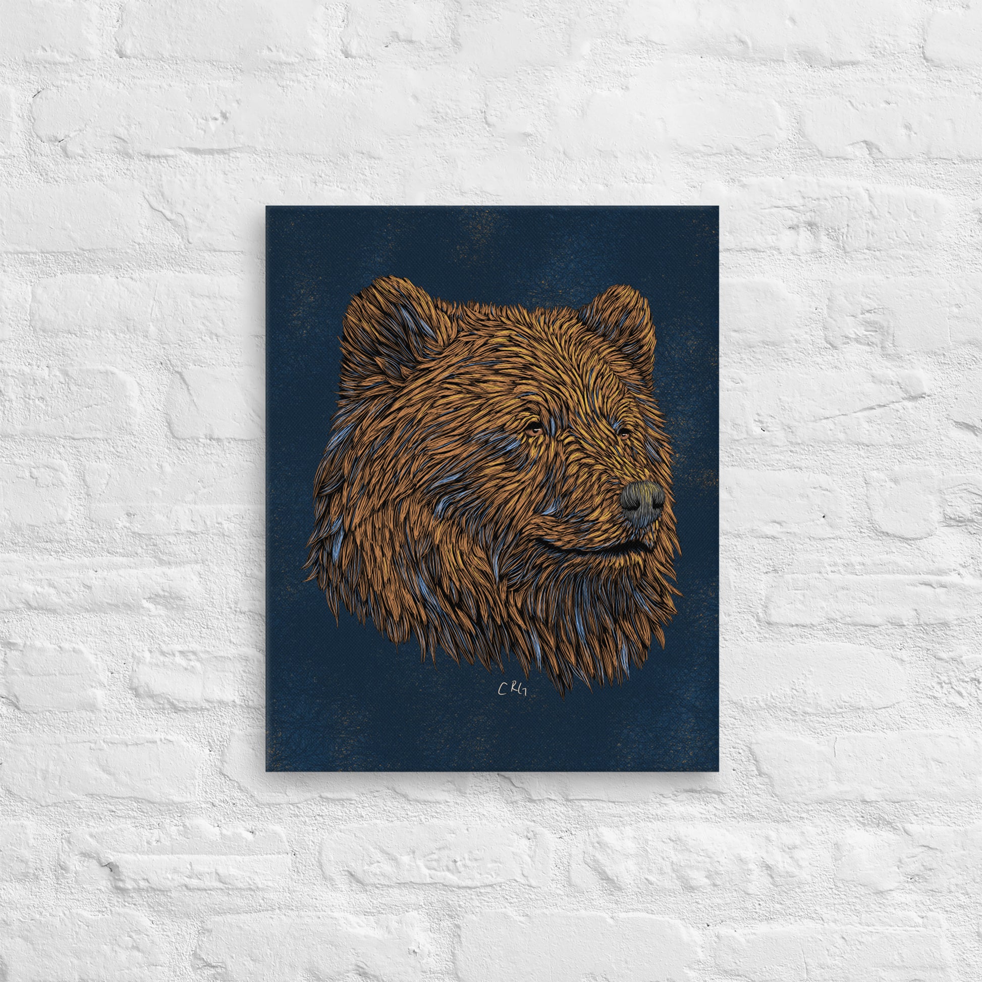 Stylized Grizzly Bear, 2023
