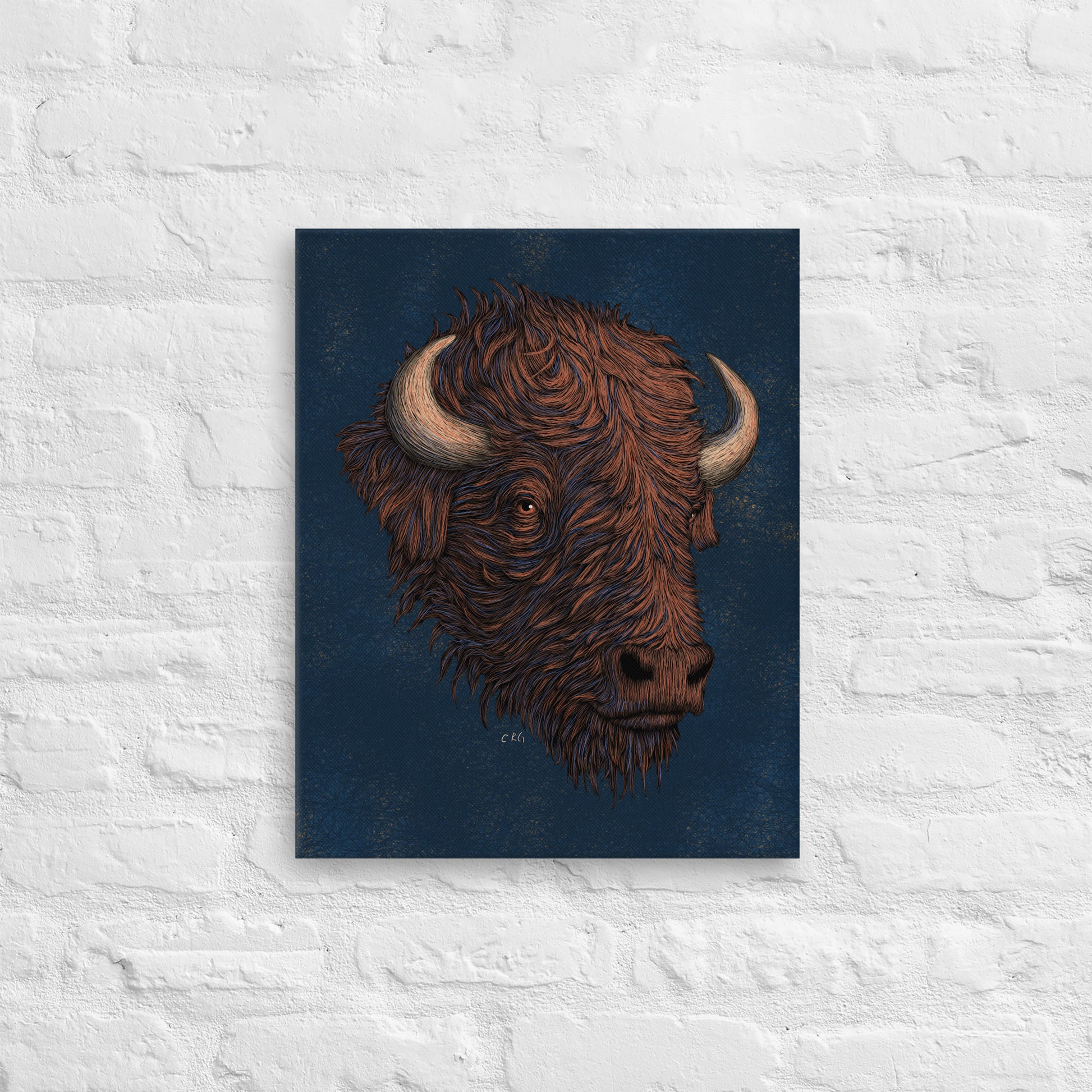 Stylized Bison, 2022