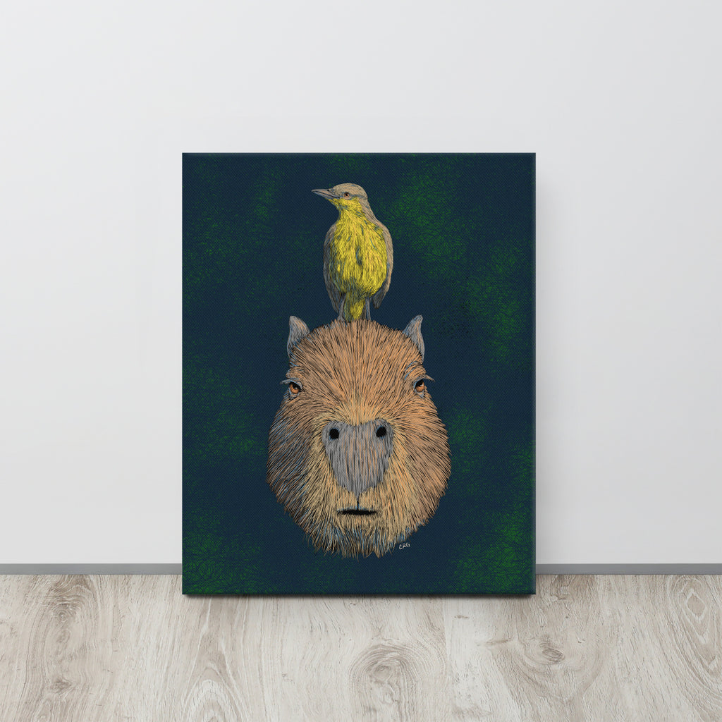 Capybara and Cattle Tyrant, 2024