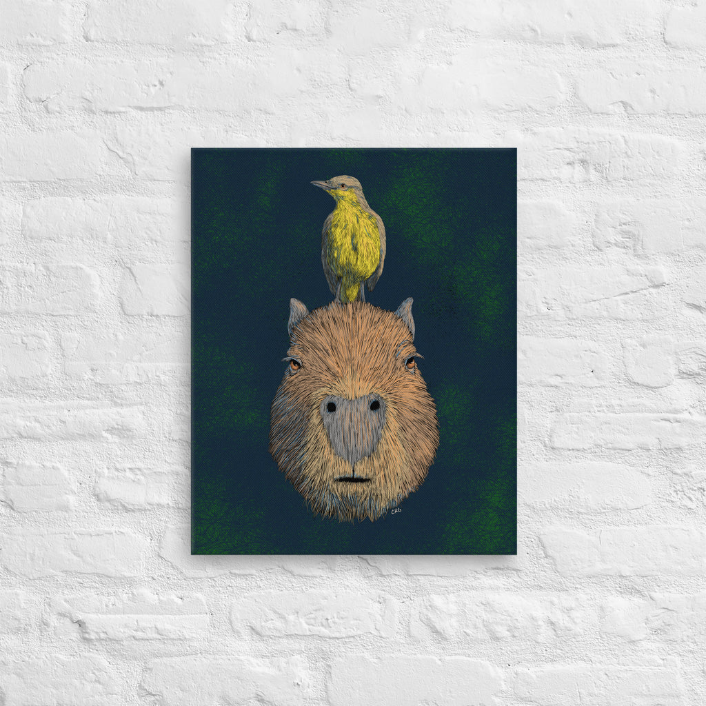 Capybara and Cattle Tyrant, 2024