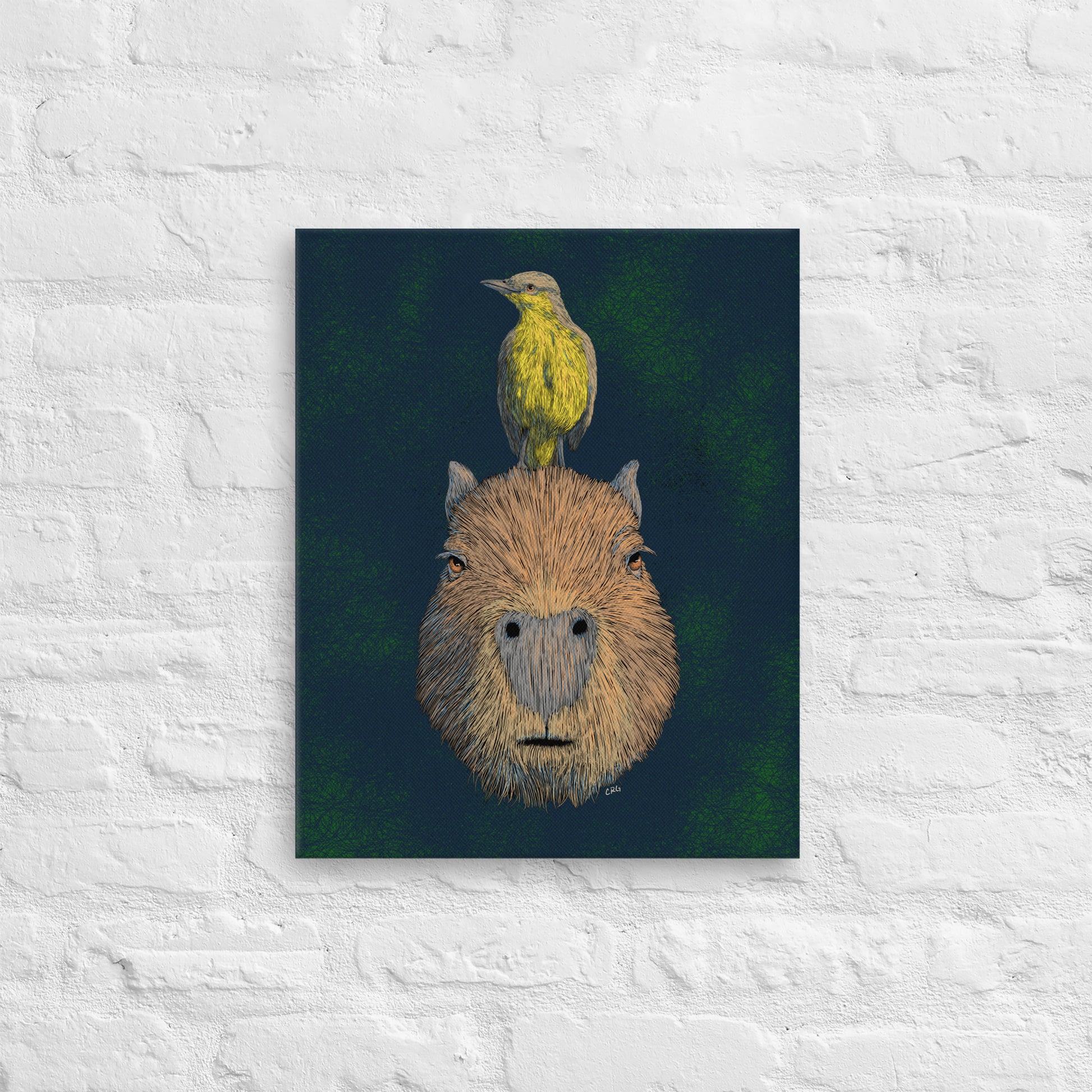 Capybara and Cattle Tyrant, 2024