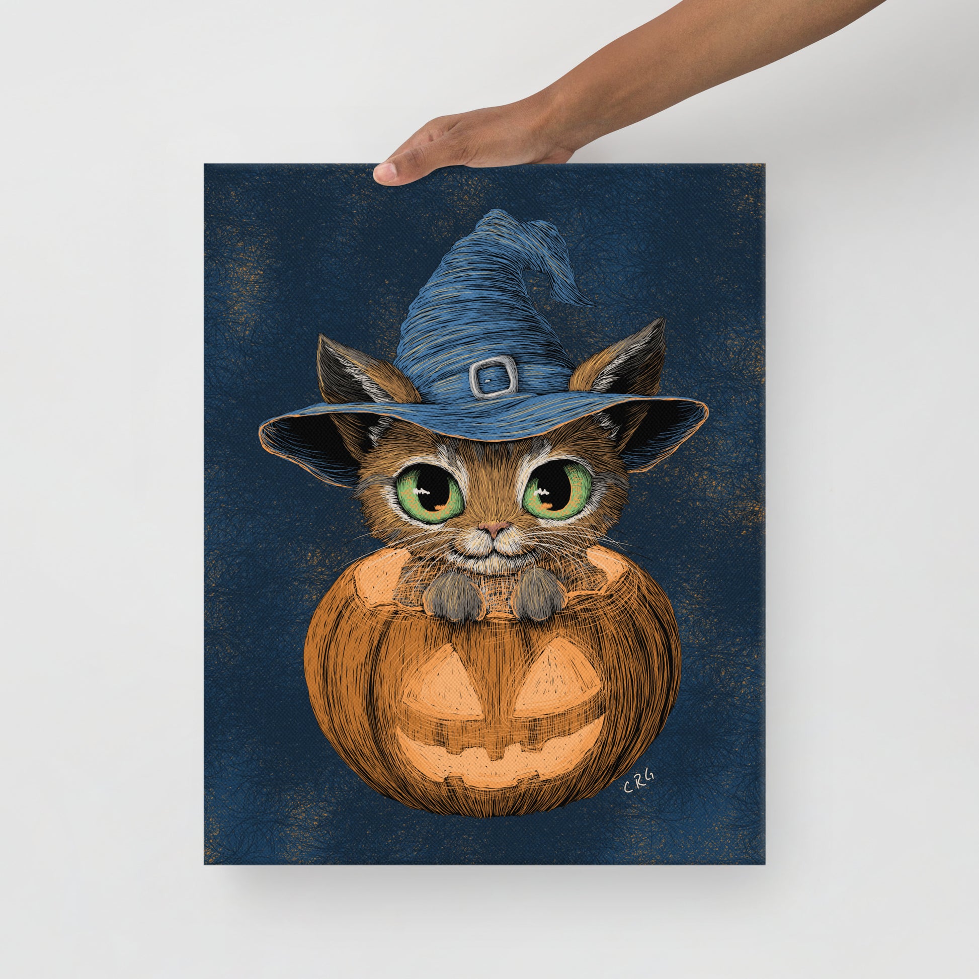 Cat Witch in a Pumpkin, 2024
