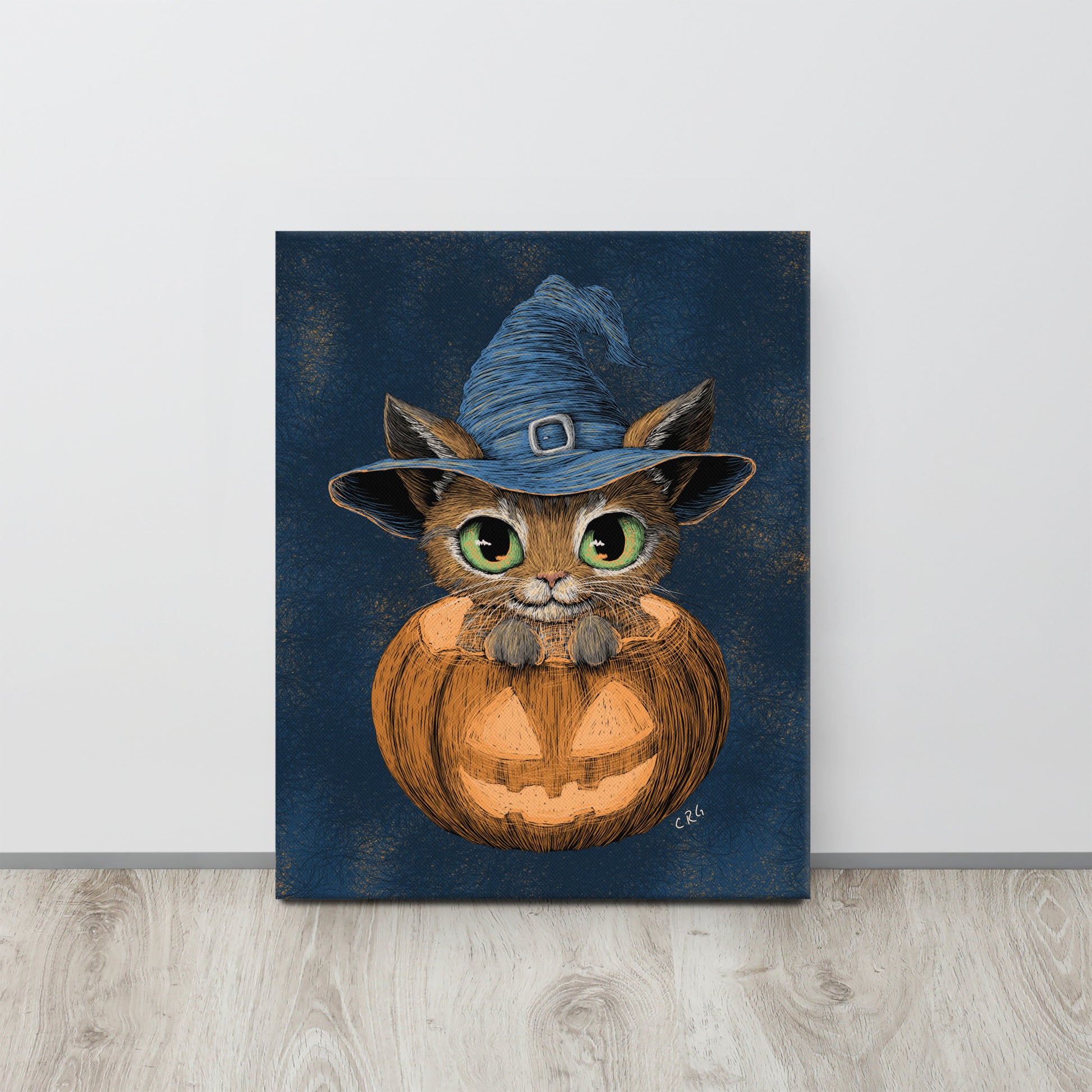 Cat Witch in a Pumpkin, 2024