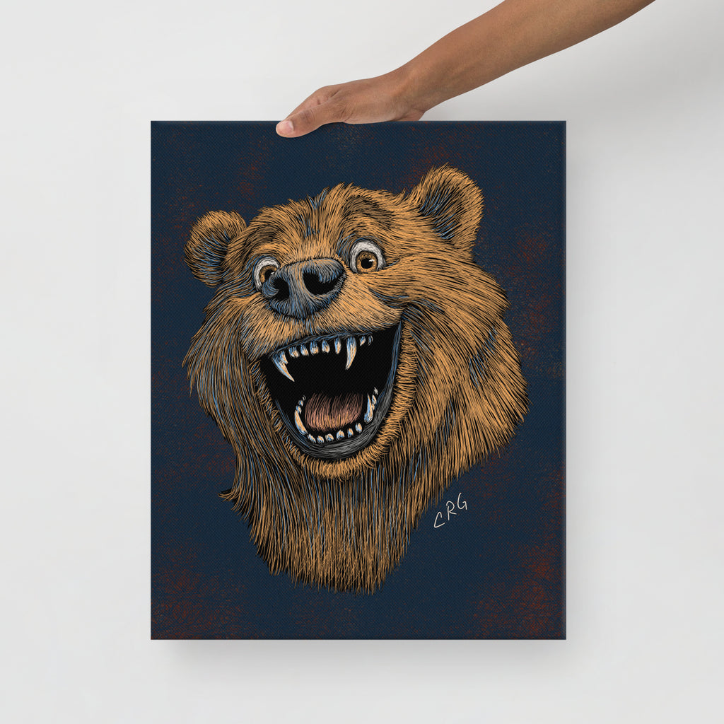 Happy Grizzly Bear, 2024