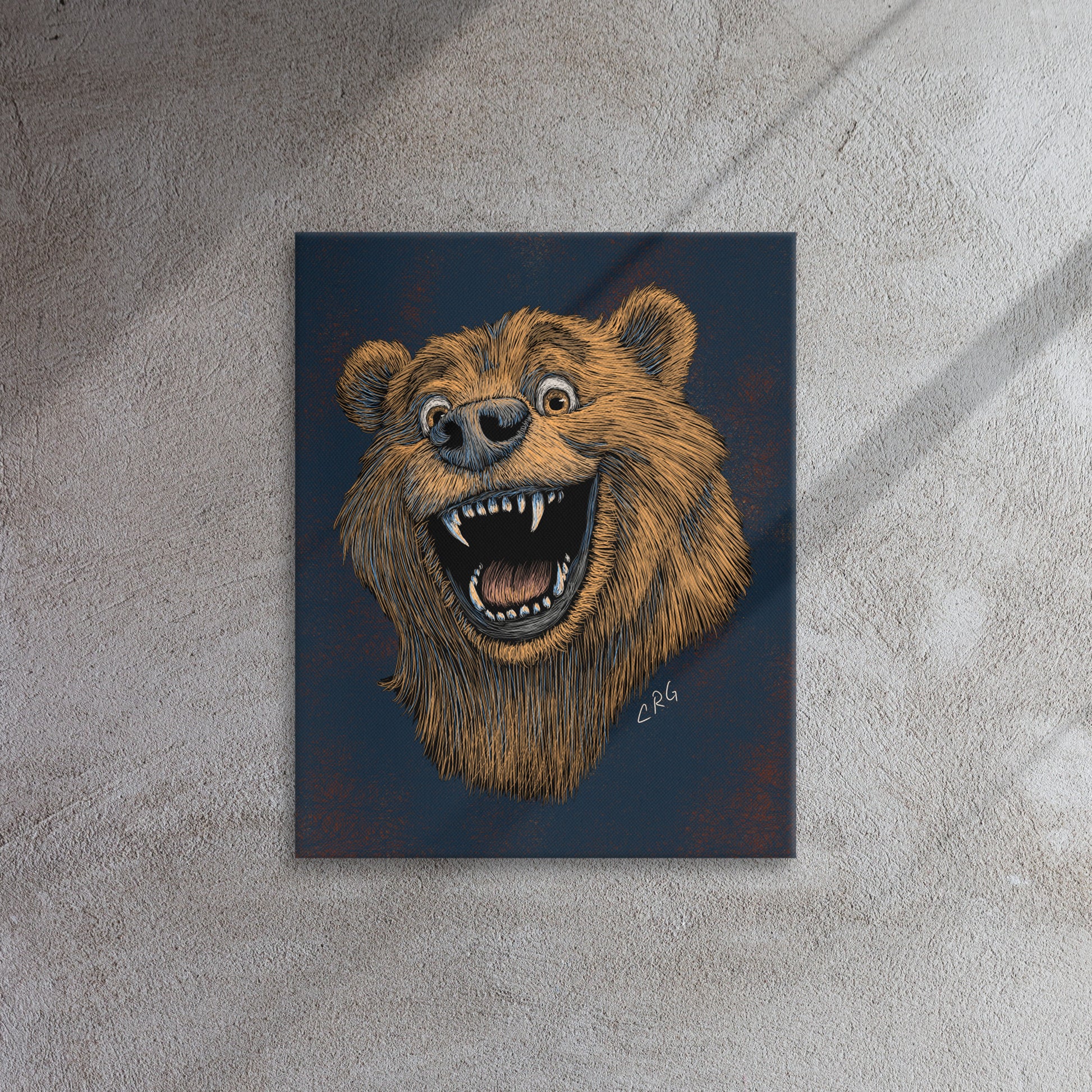 Happy Grizzly Bear, 2024