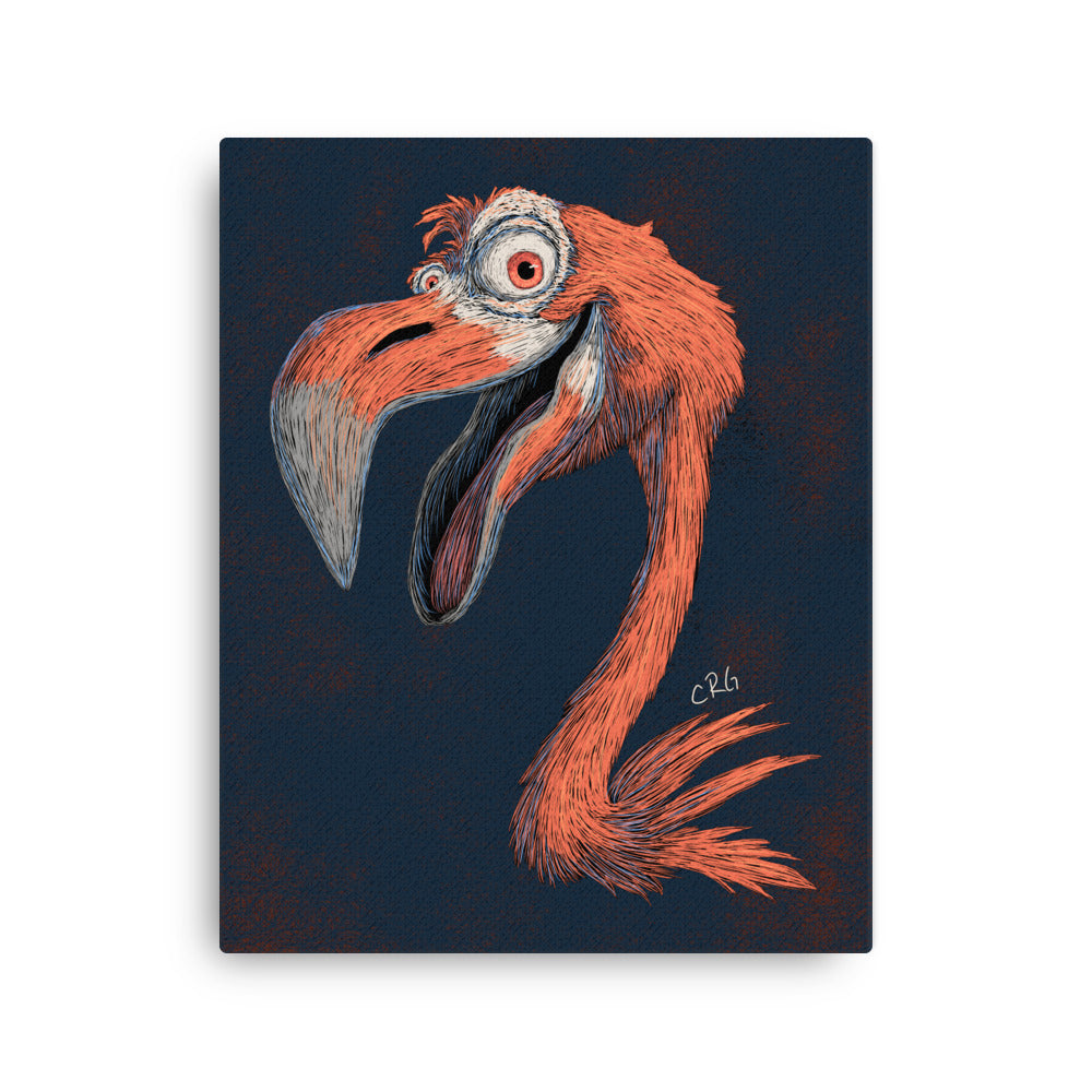 Happy Pink Flamingo, 2024