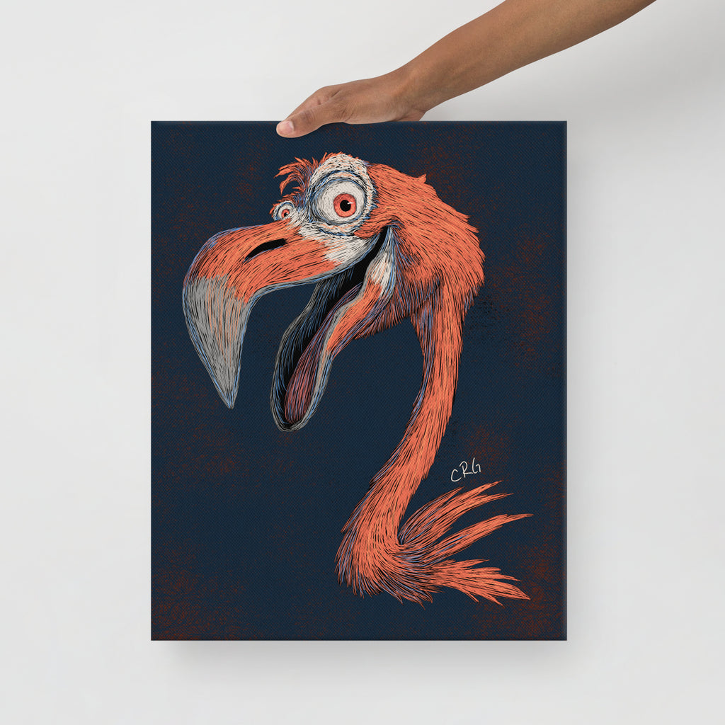 Happy Pink Flamingo, 2024