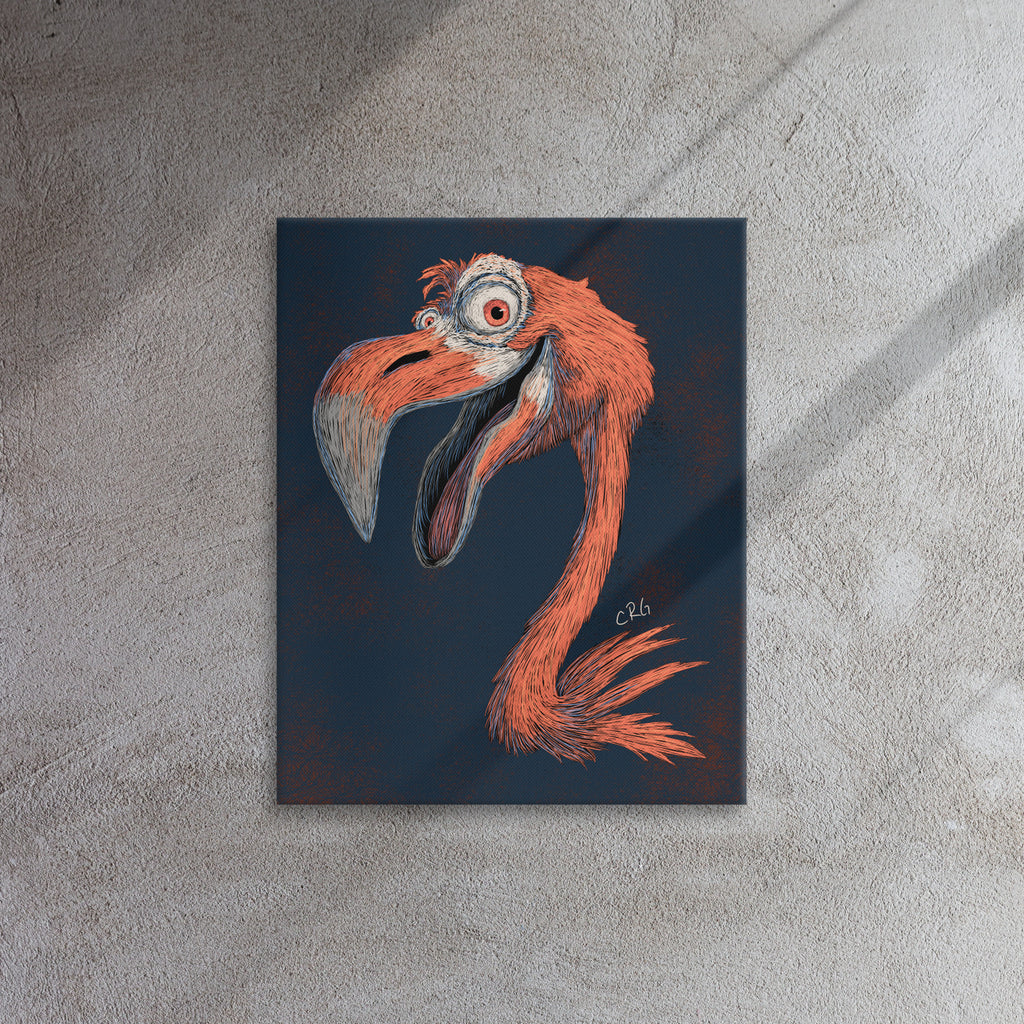 Happy Pink Flamingo, 2024