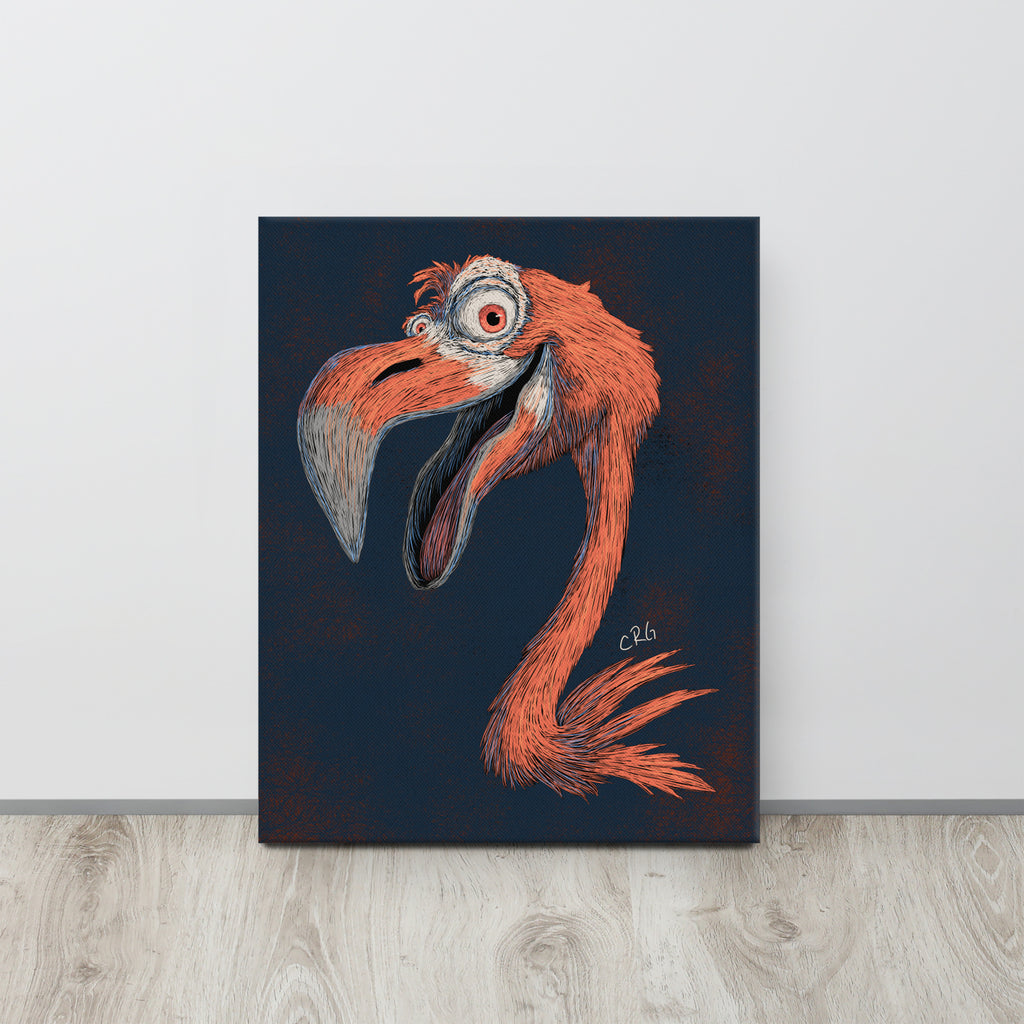 Happy Pink Flamingo, 2024