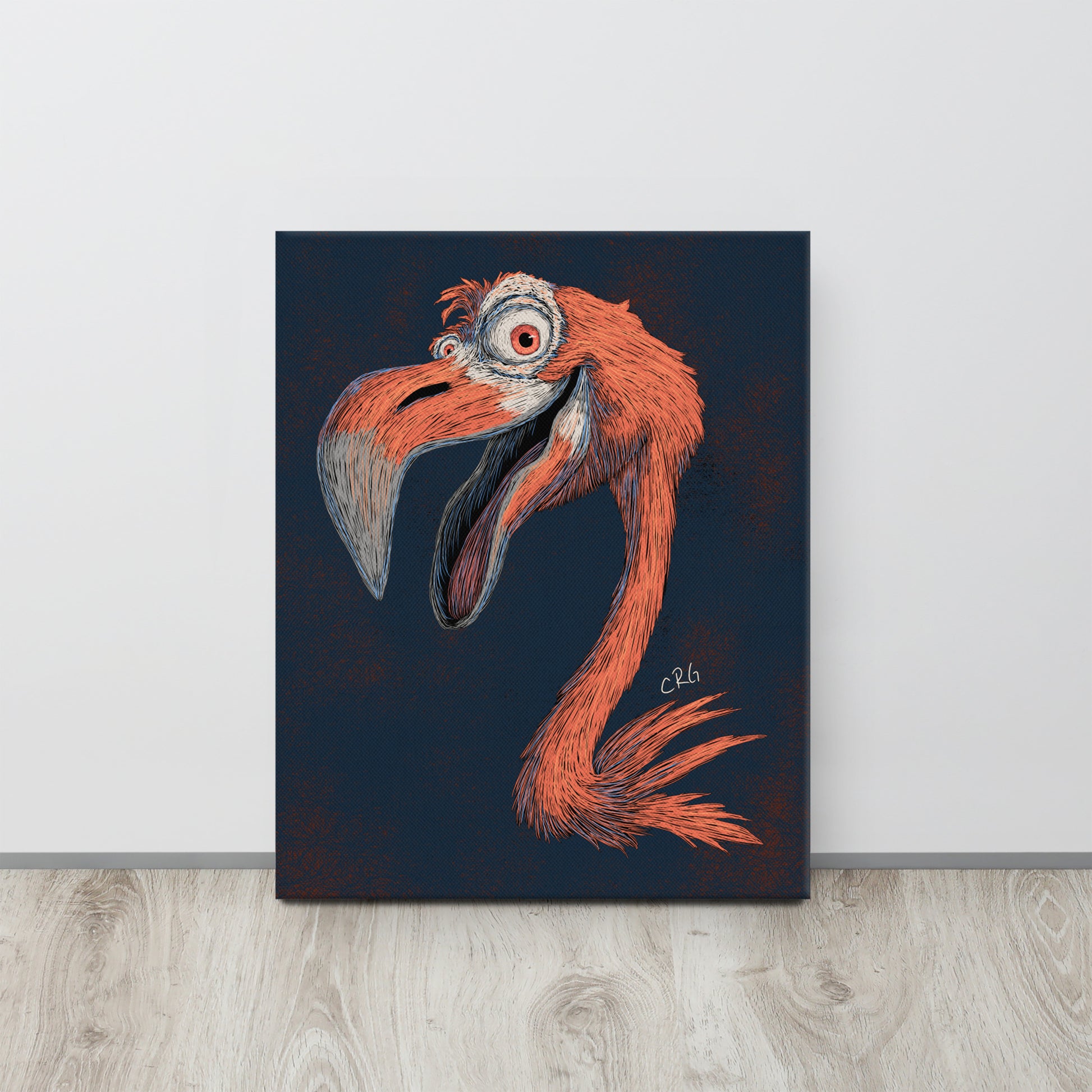 Happy Pink Flamingo, 2024