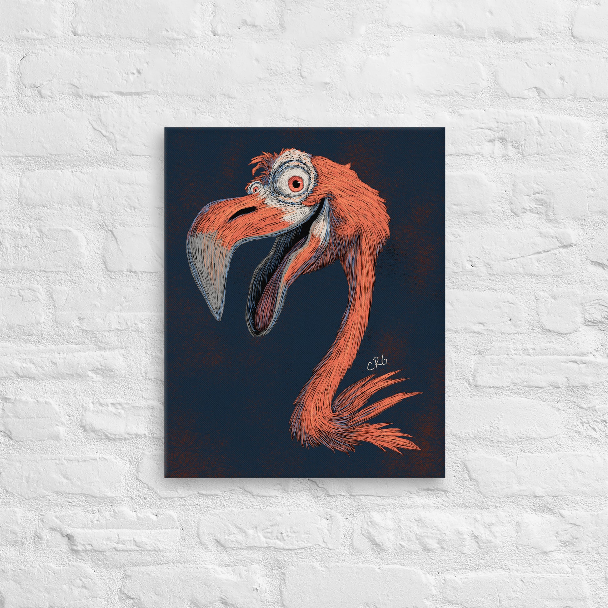 Happy Pink Flamingo, 2024