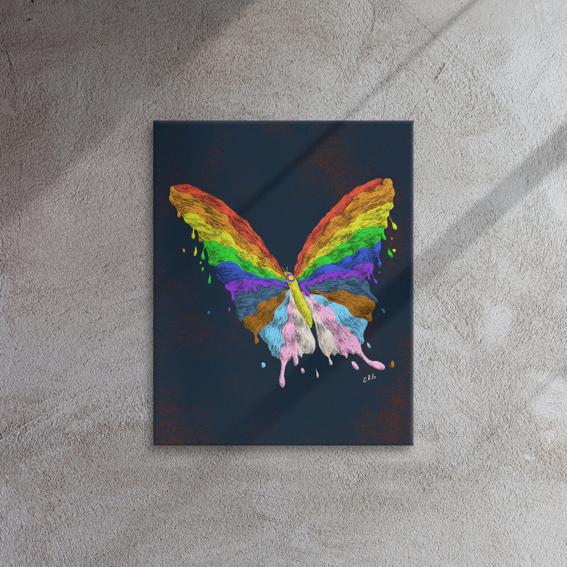 Dripping Pride Butterfly, 2025