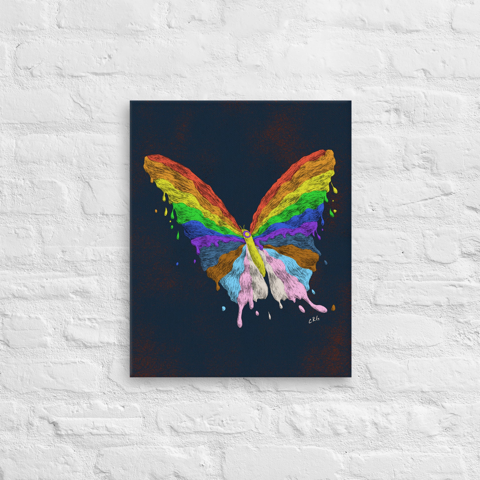 Dripping Pride Butterfly, 2025