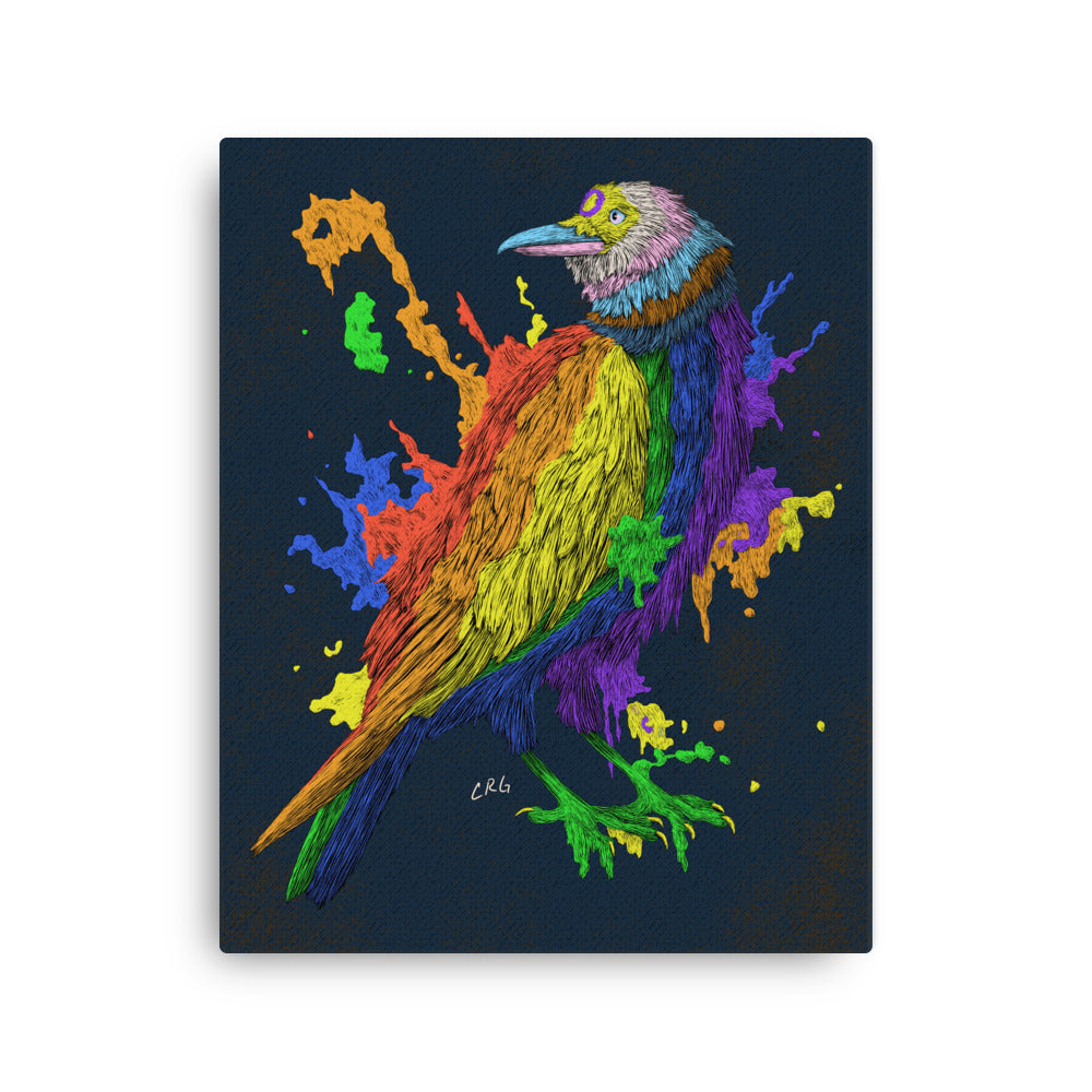 Ink Splatter Pride Raven, 2025