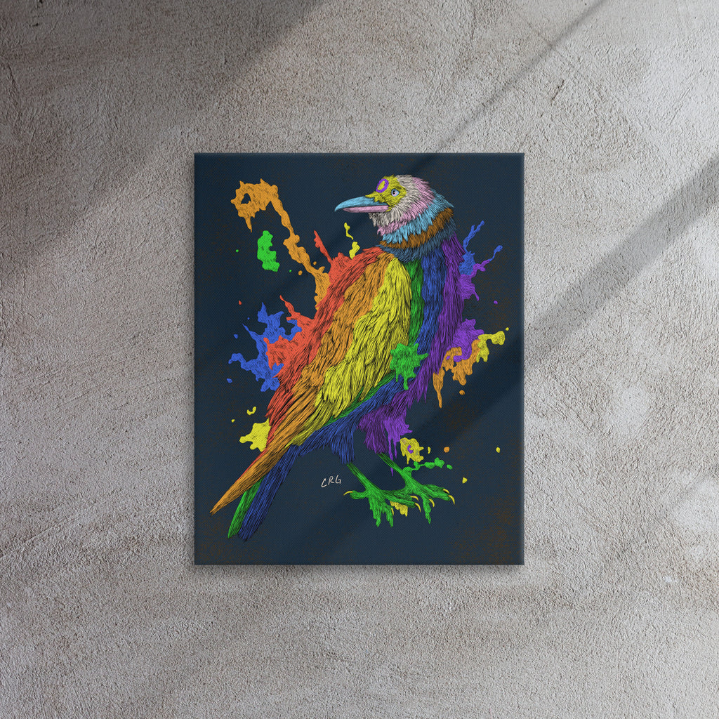 Ink Splatter Pride Raven, 2025