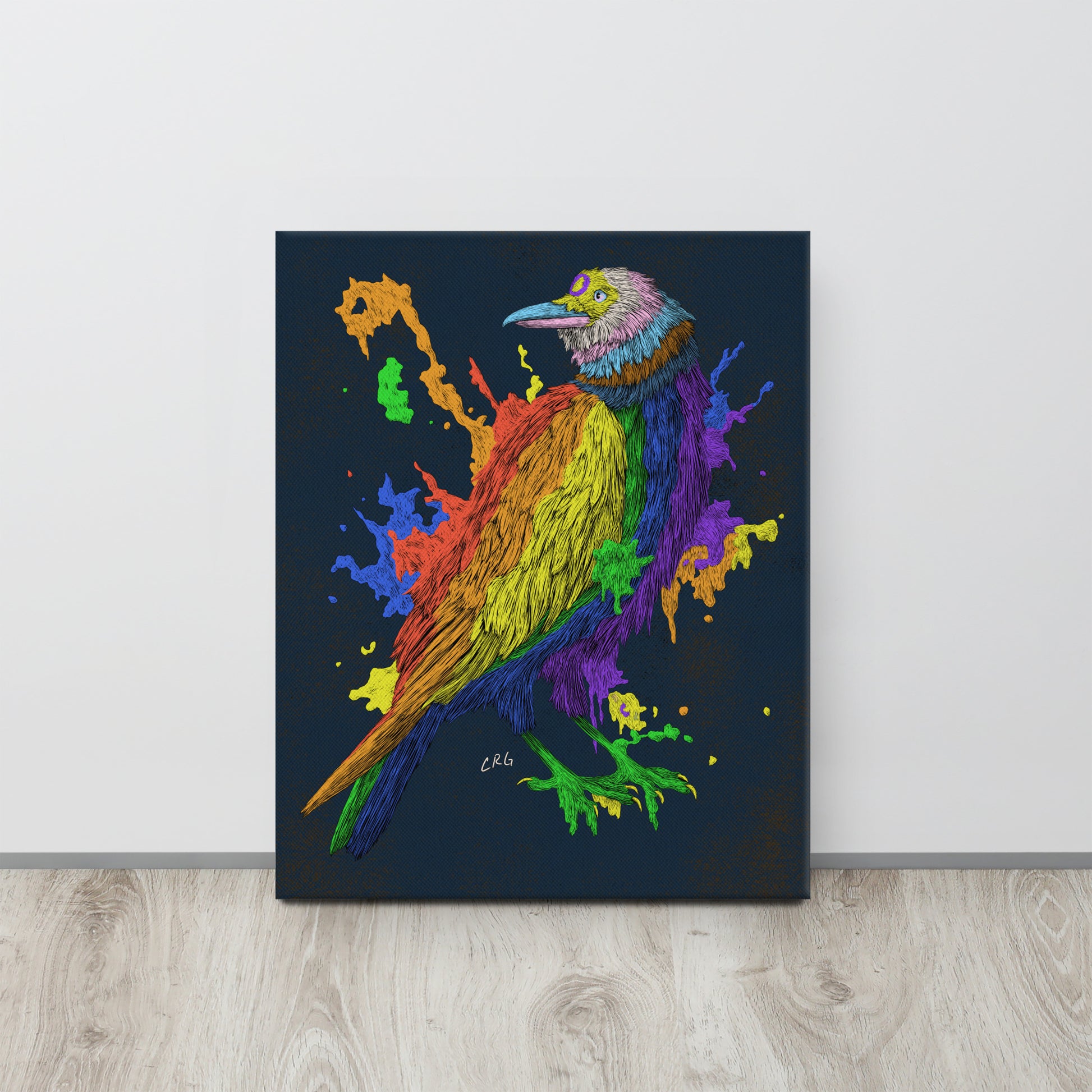 Ink Splatter Pride Raven, 2025