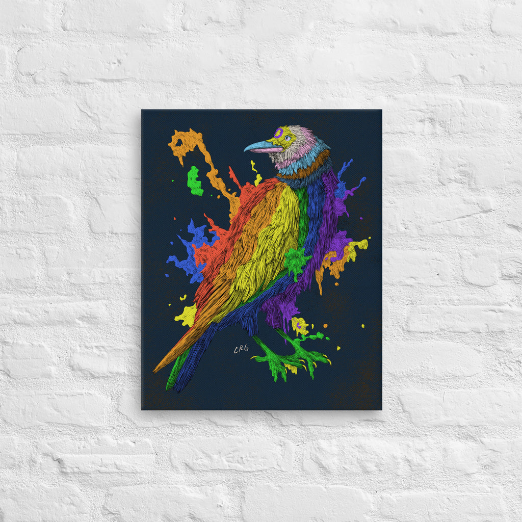 Ink Splatter Pride Raven, 2025