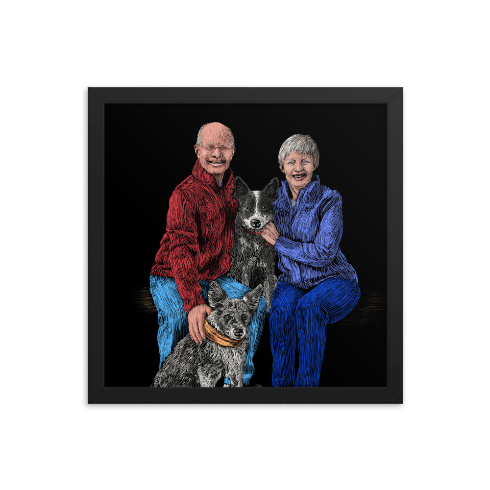 Custom Pet Portraits (Up to 4 Pets/Figures)