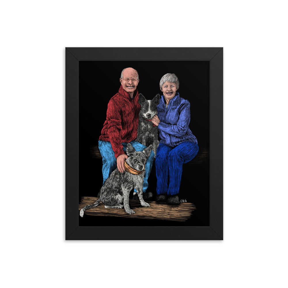 Custom Pet Portraits (Up to 4 Pets/Figures)