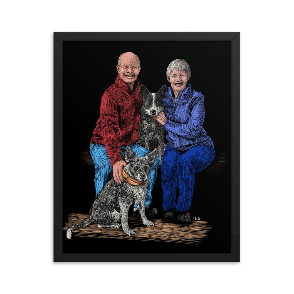 Custom Pet Portraits (Up to 4 Pets/Figures)